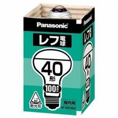 파나소닉 레프 전구 100V 40W형 구금 E26 [10개 세트] RF100V36WD-10SET