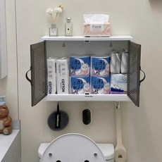 세면대수납장 무타공 세면기 선반 원룸 건식 간이 욕실, 1개, 상세페이지 참고