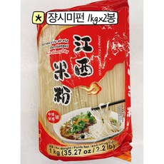 천천중국식품 중국수입 대용량 강서 쌀국수 미쌘 1KG 쟝씨 미쌘, 2개