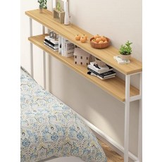 15cm 쇼파옆 틈새 폭 좁은 테이블 침대뒤 선반 거실 80x15x80cm 화이트프레임(단층) - 80x15x80cm, 1단 160x15x75