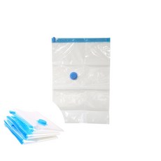 리치점빵 압축지퍼백 컬러 옷정리수납함, 중