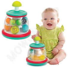 회전놀이 돌전 아기 소근육 6개월 7개월 8개월 장난감 아기장난감 6개월아기장난감, 1개