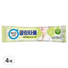 깨끗한나라 레몬그라스 쿨링타올, 29g, 4개