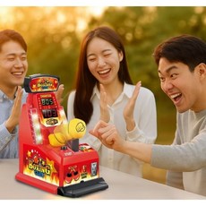 KANGAROO 복싱클럽 손가락펀치기계미니 보드게임, 레드, 1개