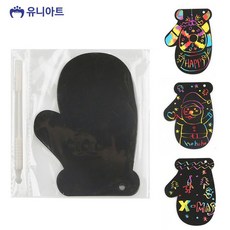 (종이 스크래치) 2500 모양종이 (장갑) (10매입) sty*8871Bo