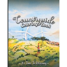 Countryside Coloring Book: Amazing Country Landscapes Scenery Cute Farm Animals Mandala And Relaxi... Paperback, Independently Published, English, 9798722375148