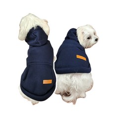 해다온몰 강아지 반려견 포켓 후드티, 네이비