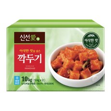 신선애 깍두기 무우김치 10kg, 1박스