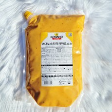 코다노 스리라차마요소스 2kg 포케 샐러드 드레싱 튀김 디핑 매콤 샌드위치 타코 햄버거, 2개