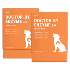 닥터바이 엔자임 강아지 췌장 영양제 소화 효소, 60g, 소화기능/췌장/위개선, 2세트