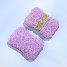 DFMEI 沐浴海綿 柔軟親膚起泡海綿手套, 金絲帶-沐浴海綿[常規-葡萄紫】:如圖, 1個