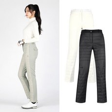 아날도바시니 여성 인밴드 퀼팅 패딩 매치 기모 골프바지 ABWPT54602