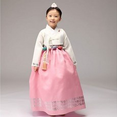 수복은박 아이저고리 분홍치마 브로찌 한복세트 전통복장 명절복장 어린이한복 전통문화