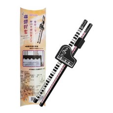 愛樂城堡 鋼琴造型磁鐵鉛筆套組，含2B木頭鉛筆及橡皮擦, 1個, 橡皮擦 已沒有打洞,鉛筆無法穿過