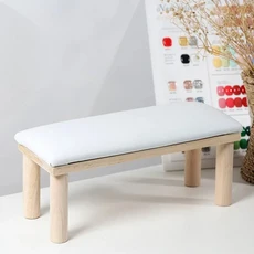 일본식 매니큐어 손 베개 고급 목재 럭셔리 네일 살롱 도구 접이식 휴대용 받침 쿠션 가정 여행, 01 White