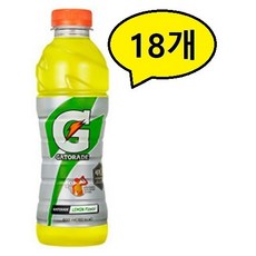 게토레이 레몬, 600ml, 18개
