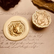 3D 양각 레트로 왁스 인감 StampAngel/Beauty/Saint/Wings 스크랩북 카드 용 구리 봉투 결혼식 초대장, 22 3, 22 3