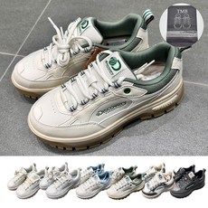 [백화점정품] 디스커버리 커플 발편한 키높이 운동화 스니커즈 데일리 슈즈 BR3135 DCS31+TMB파우치