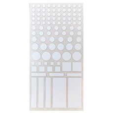 불빛차단 암막스티커 LED 빛차단 가리개 불투명 공유기 멀티탭 시야 차단 스티커, 화이트