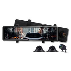 12吋流媒體全景行車紀錄器 4鏡頭 環景無死角 1080P 倒車顯影 超大螢幕, 12吋流媒體4鏡頭, 1GB