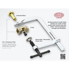 Strong Hand美國強手牌 UG85M-C3 四合一多功能F夾 最大夾持216mm [World Tools], 1個