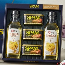 CJ 스팸 고급유7호 명절 설날 구정 선물세트 통조림 카놀라유 스팸클래식, 1개