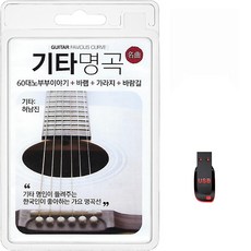 USB 기타명곡 100곡 휴대용라디오 mp3 트로트 가요 음반 노래 기타 허남진 60대노부부이야기 바램 가라지 바람길, 1개