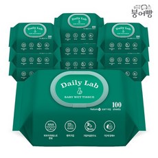 붕어빵 아기물티슈 네이쳐 수 100매 캡 x 10팩 #40gsm, 없음, 상세설명 참조