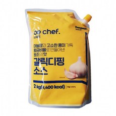 피자 치킨 요리 고소한 갈릭 디핑 소스 2kg /, 1개
