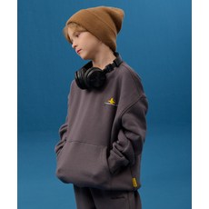 MARK GONZALES KIDS 곤잘레스 엔젤 스케이트 맨투맨-다크그레이