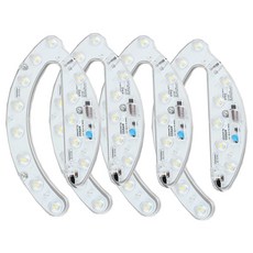 꾸미라이팅 LED모듈 15W 포밍램프 부메랑 일체형 LED형광등, 주광색, 4개