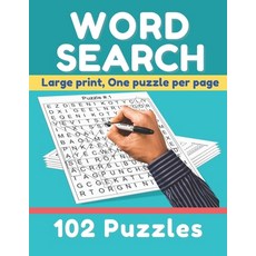 Word search: large print one puzzle per page 102 puzzles Paperback, Independently Published, English, 9798706152123