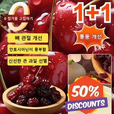 1+1 칠레 수입 말린 체리 무설탕 말린체리 유기농 말린체리, 2개