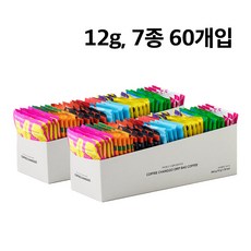 12g 대용량 드립백 60개입 버라이어티 7종 커피창고 간편커피 1세트