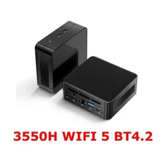 Chatreey AN2P 미니 PC R5 5625UAN2C 3550H 게임용 데스크탑 컴퓨터 NVME SSD WIFI6 HD Windows 11 Pro, 01 16G RAM 512GB SSD, 01 EU, 02 AN2C R5 3550H