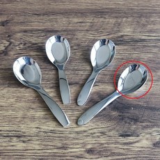 王樣 316不鏽鋼兒童湯匙, 不銹鋼色, 1個, 12.5cm四式小台匙5004