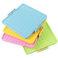 두뇌개발 양면 지오보드 고무줄 보드판 어린이집교구, 1개