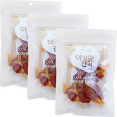 아침애 강아지 수제간식 3개세트 특가전, 3개, 고구마와 닭가슴살