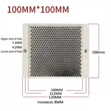 TD-02 TD-05 TD-09 스위치 CLOWEIT 반사판 포토 반사 레트로 E39-R1 TD-08 플레이트 용 미러, 01 Honeycomb  10cmX10cm, 01 other, 1개