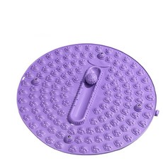 리브위드 발 지압판 매트 혈액순환 마사지, 퍼플, 1개