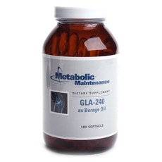 METABOLIC MAINTENANCE Metabolic Maintenance GLA-240 As琉璃苣油軟膠囊, 1個, 180入