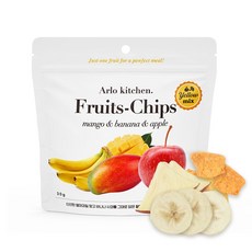 알로키친 강아지 후르츠칩스, 2개, 30g, 후르츠믹스