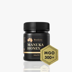 100% 호주산 빌리브 마누카 병꿀 MGO300+ 300g Beelive Australia, 1개