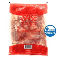 푸드올마켓_ 사세 조각정육 2kg /브라질산 닭다리살/냉동, 1개