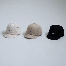 작은모자KC 콩알베어얌체모<br><베이지/블랙/아이보리><br>*FREE(3m~20m)*