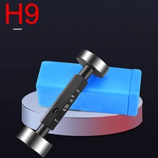 고정밀 광택 플러그 게이지 GO/NO GO 게이지 법 H9 내부 정밀 스무스 미세 피치 갭 테스트 도구, [01] 1PCS, [46] 4mm H9