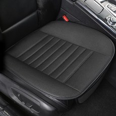 CarShopMall 涼爽夏季汽車坐墊, 1個, 黑色