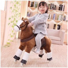 흔들 포니 사이클 목마라이딩 방꾸미기 장난감 말타기, 18색상(75cm 바퀴O 90kg)