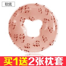 마사지침대 보호 페이스 일회용 마우스 필터 커버 얼굴 위생, 스킨톤 쿠셔닝 라운드 1개, 28.5-30cm, 1개