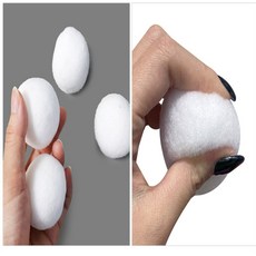 픽hye 폼폼이장식 50mm 퐁퐁이, 흰색